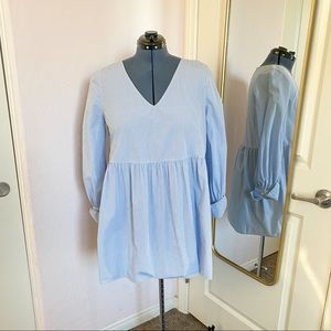 5/$25 Lagenlook Candy Stripe Babydoll Tunic